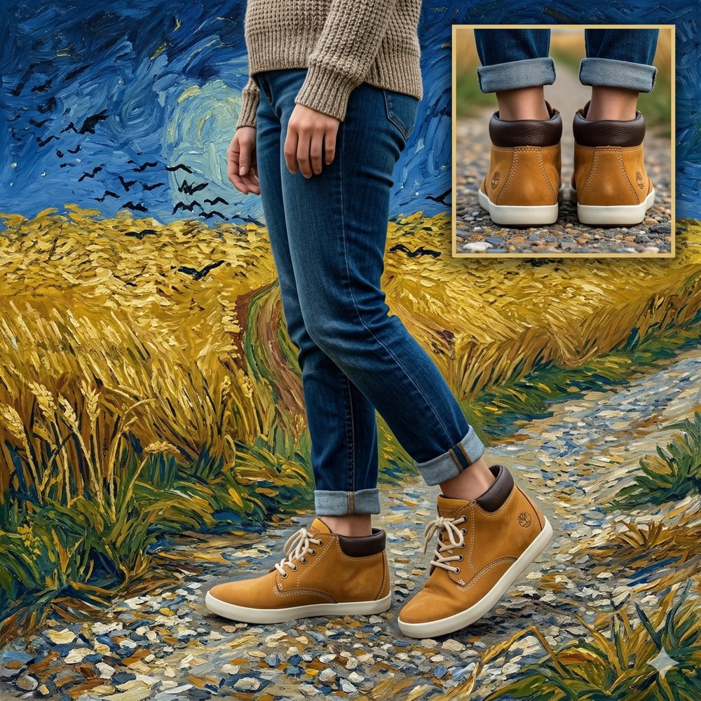 Timberland Daaus Chukka Wheat Nubuck Leather Boots‎ Womens 9 A1KKQ Sneaker Boot